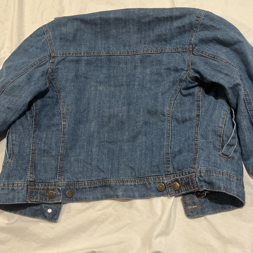 Sts Ranchwear Womens Denim Jacket W/Leather Collar Dolly II - Picture 8 of 11